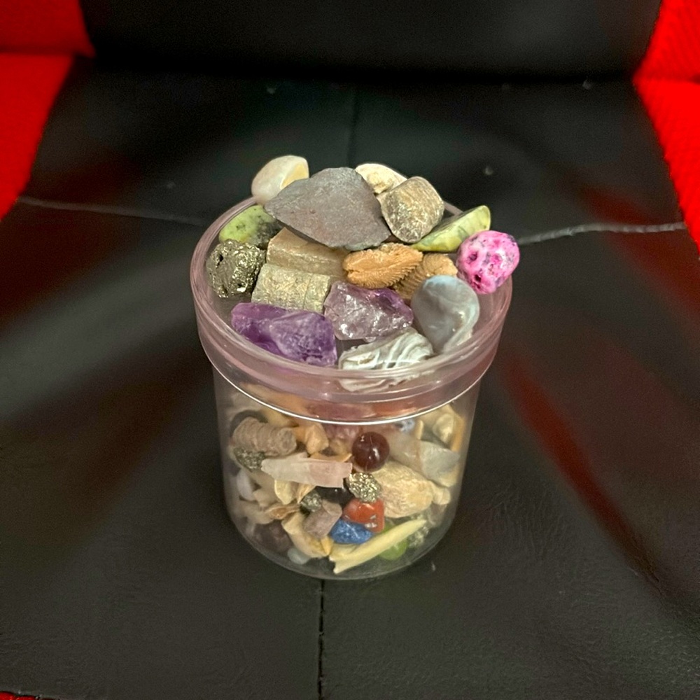 Small crystal/ fossil bundles